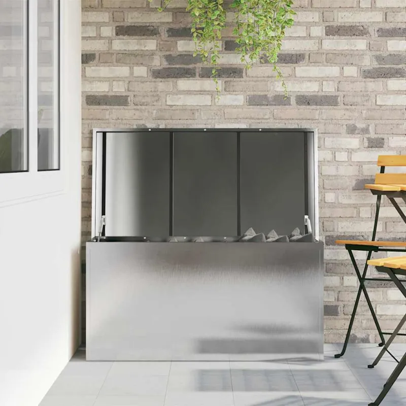 Lauko saugojimo dėžė Sidabro 100 x 50,5 x 50 cm Plienas