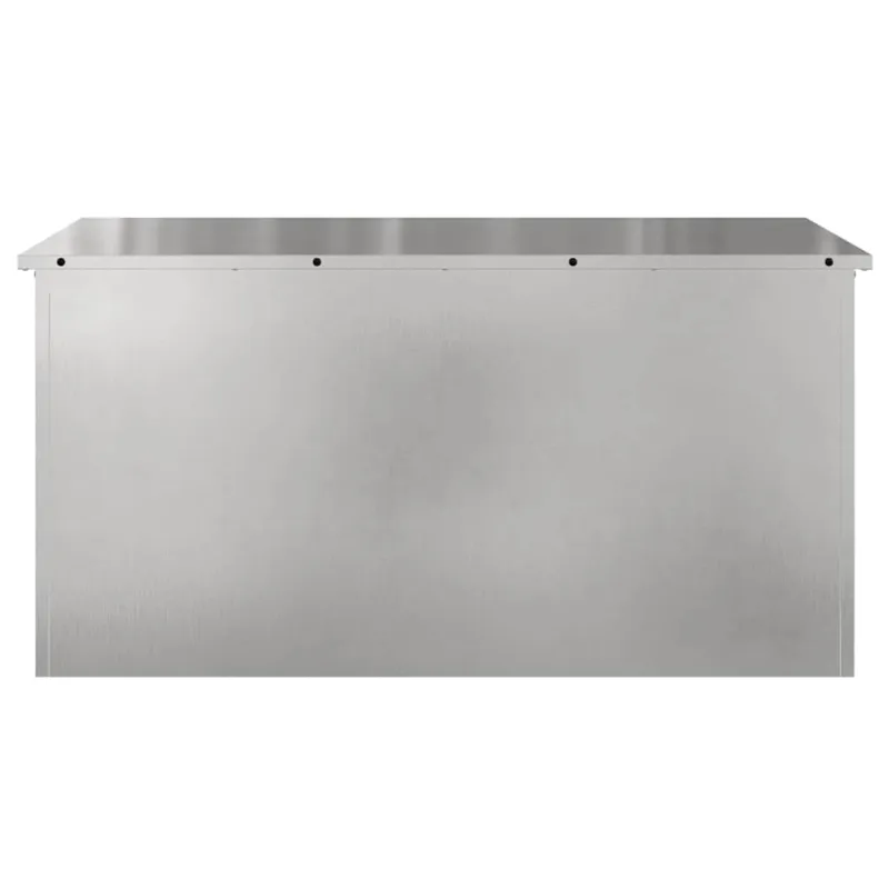 Lauko saugojimo dėžė Sidabro 100 x 50,5 x 50 cm Plienas