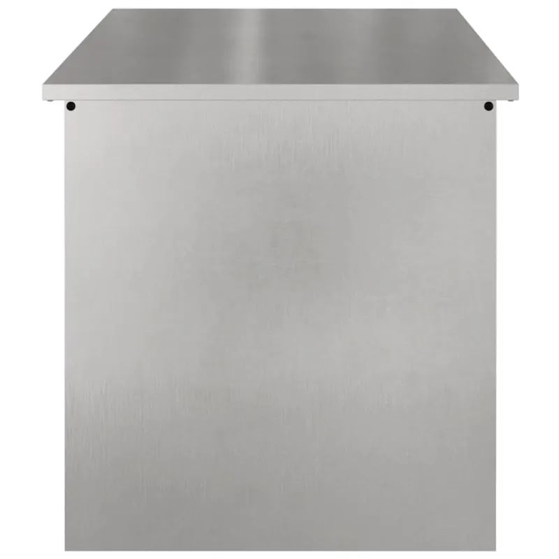 Lauko saugojimo dėžė Sidabro 100 x 50,5 x 50 cm Plienas