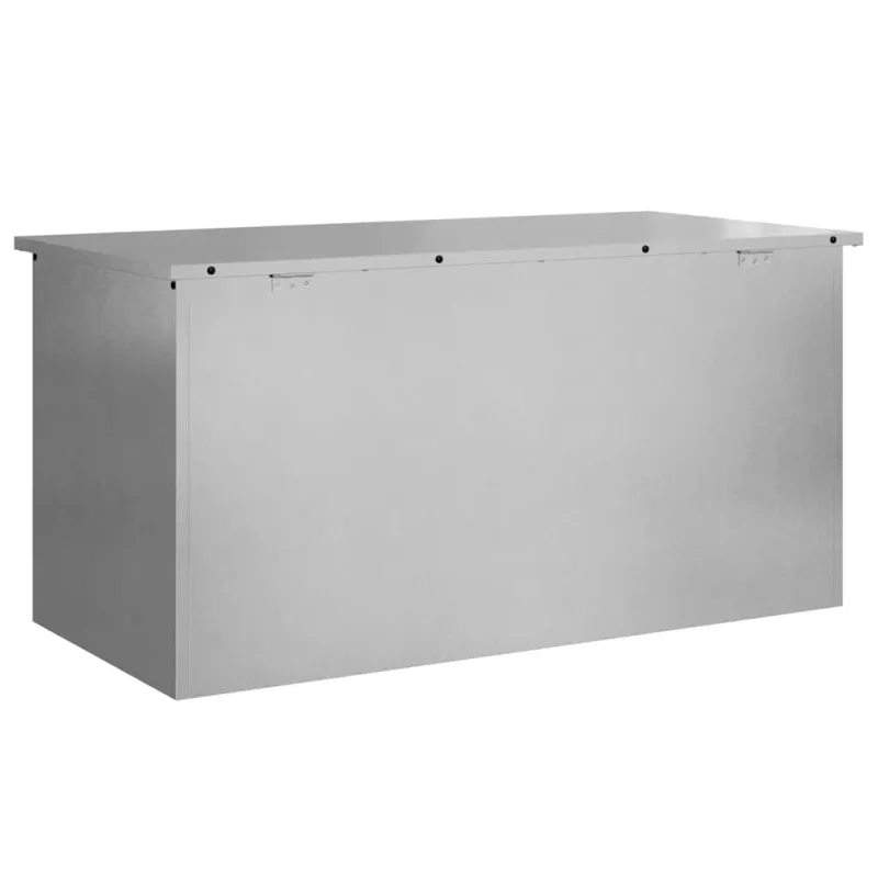 Lauko saugojimo dėžė Sidabro 100 x 50,5 x 50 cm Plienas