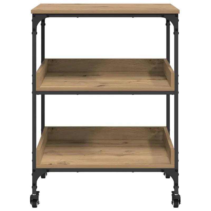 Virtuvės vežimėlis Amatininkų ąžuolas 60 x 41 x 80.5 cm