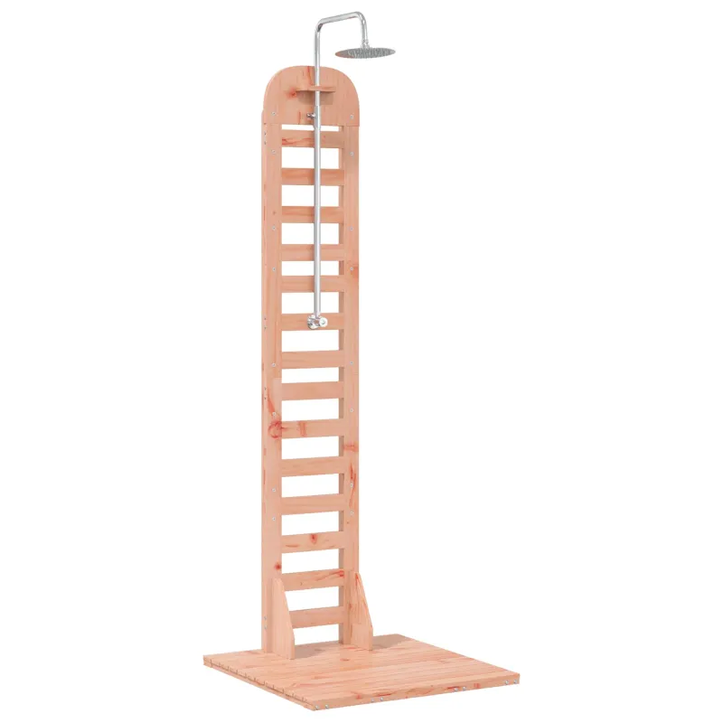 Lauko dušas 223 cm Kietosios maumedžio ir nerūdijančio plieno