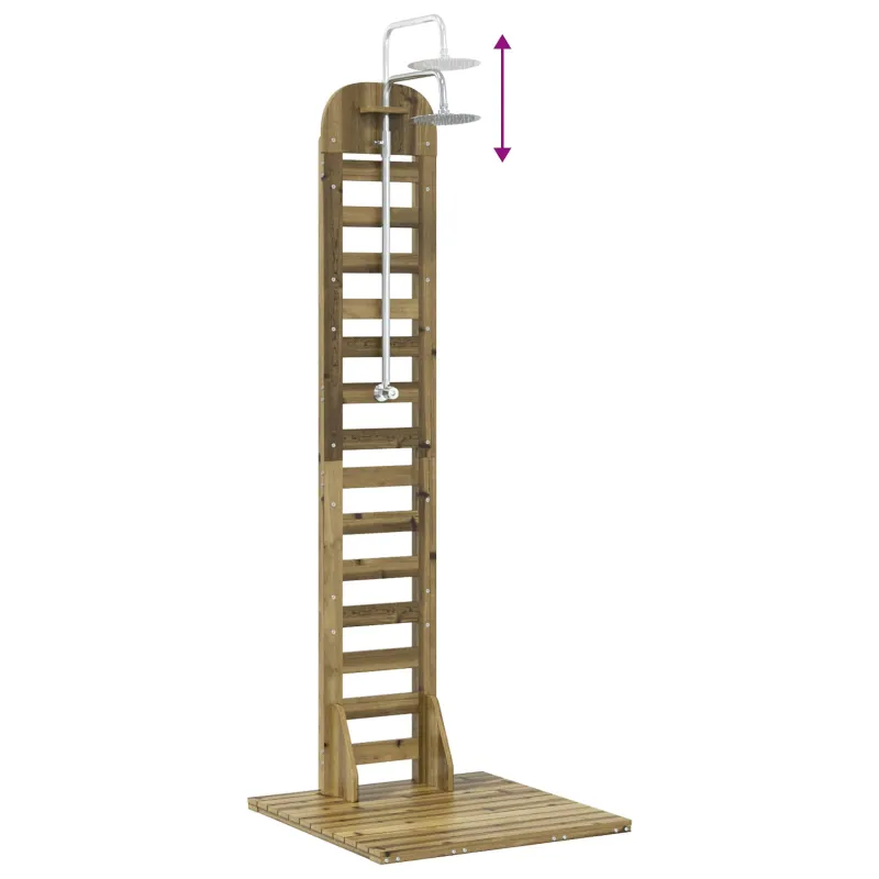 Lauko dušas 223 cm Natūrali