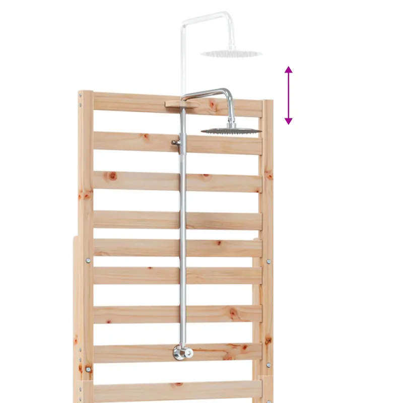Lauko dušas 225 cm Natūrali