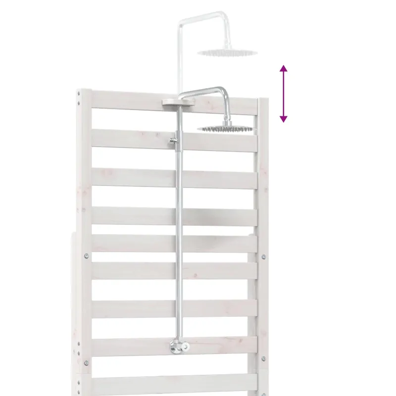 Lauko dušas 225 cm Balta
