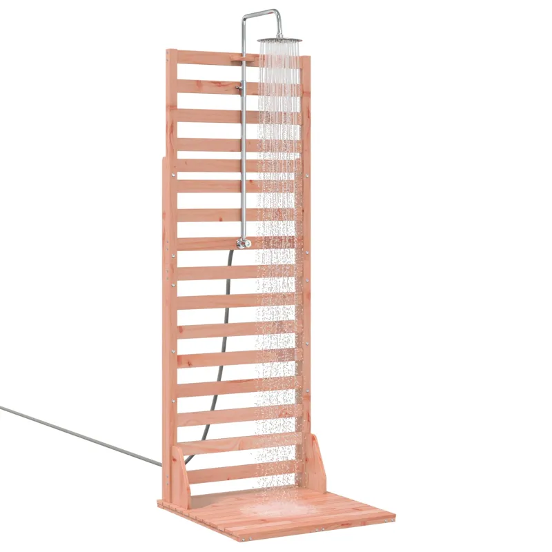 Lauko dušas 225 cm Kietosios maumedžio ir nerūdijančio plieno