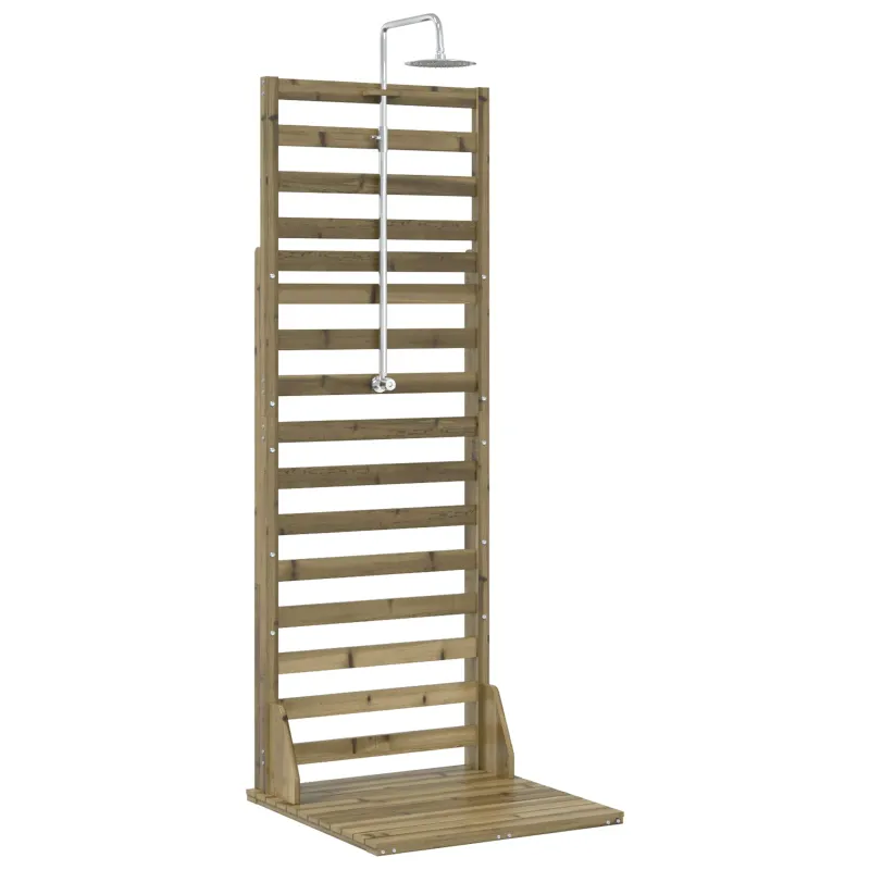 Lauko dušas 225 cm Natūrali