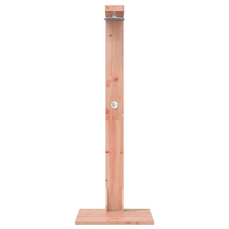 Lauko dušas 210 cm Kietosios maumedžio ir nerūdijančio plieno