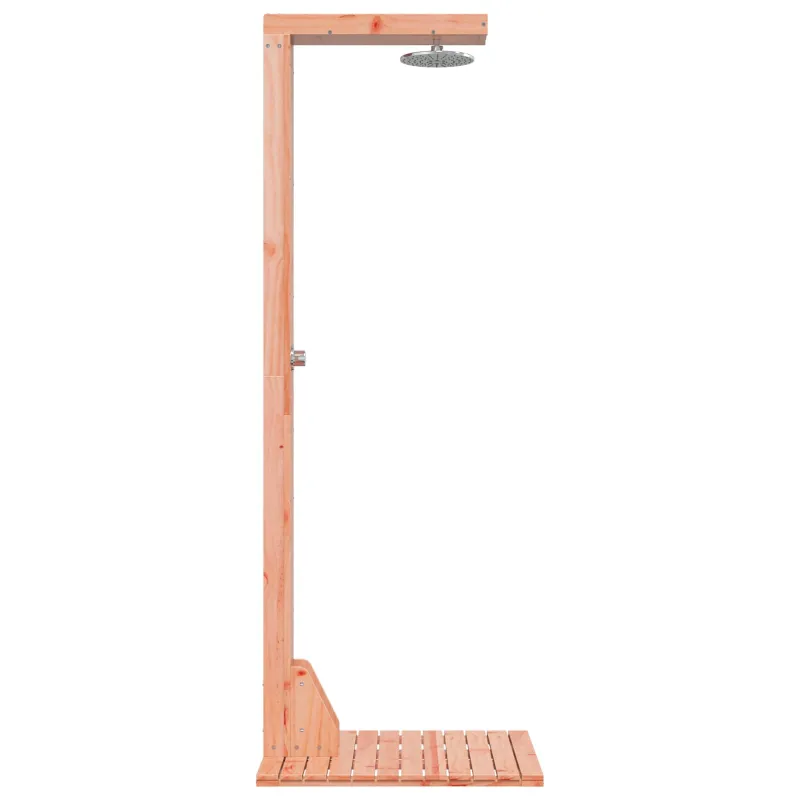 Lauko dušas 210 cm Kietosios maumedžio ir nerūdijančio plieno