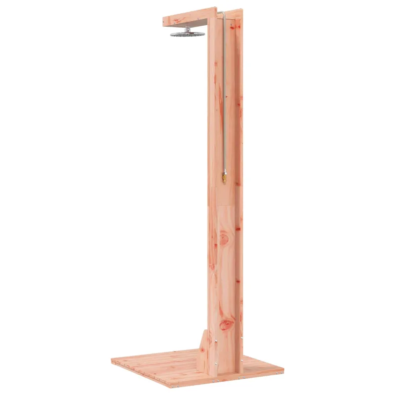 Lauko dušas 210 cm Kietosios maumedžio ir nerūdijančio plieno