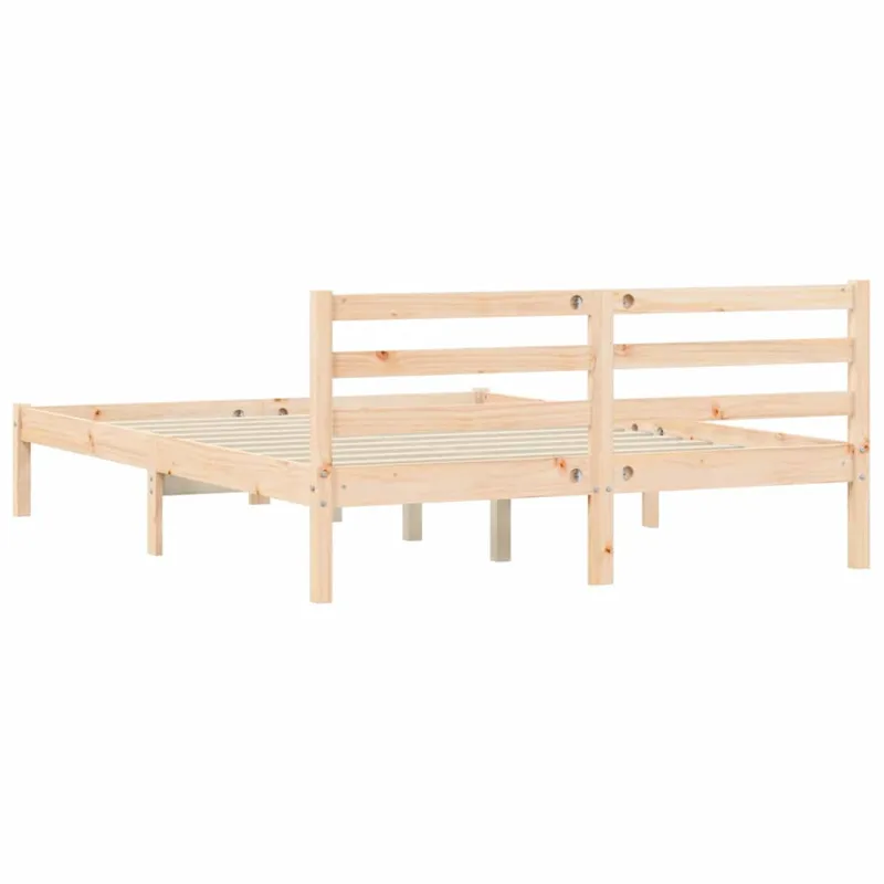 Lovos rėmas su galvūgalio Natūrali 208,5 x 157,5 x 69,5 cm