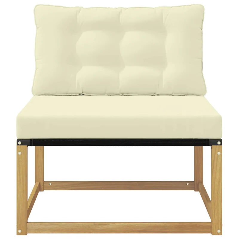 Lauko Vidurinis Sofa su pagalve Balta 79 x 83 x 73 cm plienas