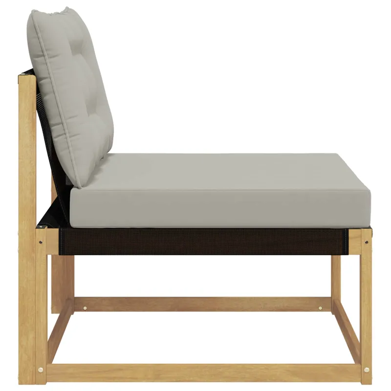 Lauko Vidurinis Sofa su pagalve Balta 79 x 83 x 73 cm plienas
