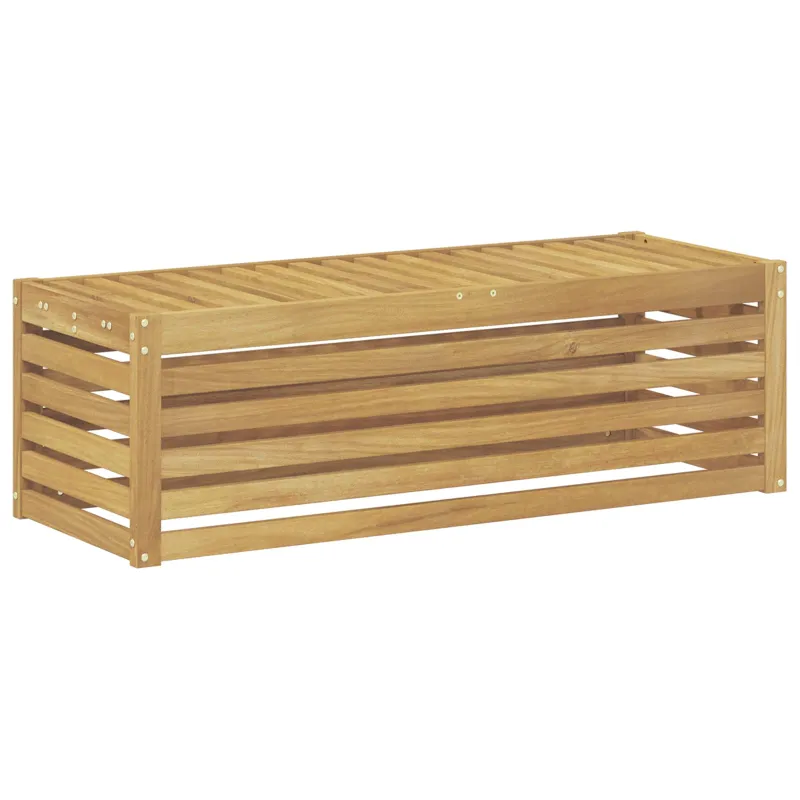 Lauko sėdynė suolelis Balta 115 x 43 x 37 cm