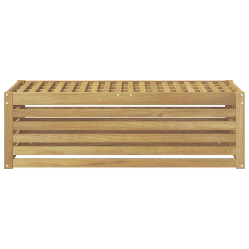 Lauko sėdynė suolelis Balta 115 x 43 x 37 cm