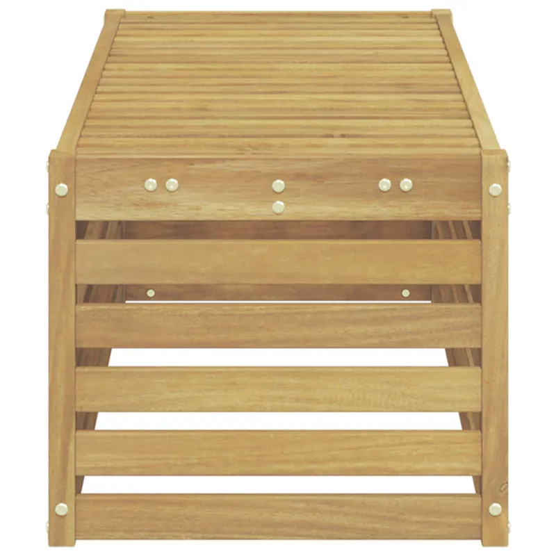 Lauko sėdynė suolelis Balta 115 x 43 x 37 cm