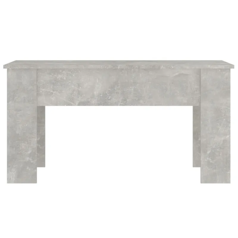 Kavos staliukas, betono pilkas, 101x49x52cm, apdirbta mediena