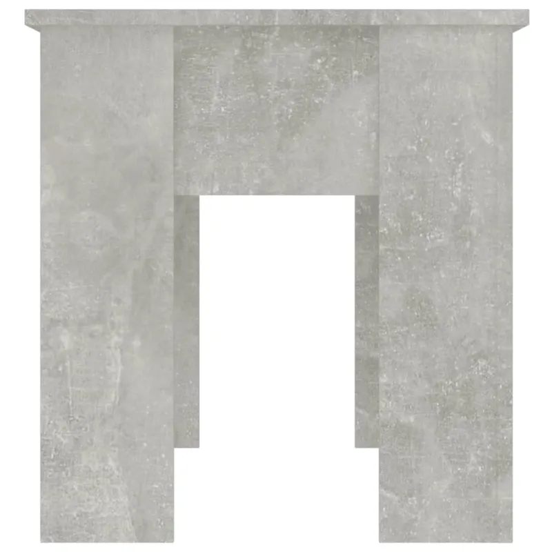 Kavos staliukas, betono pilkas, 101x49x52cm, apdirbta mediena
