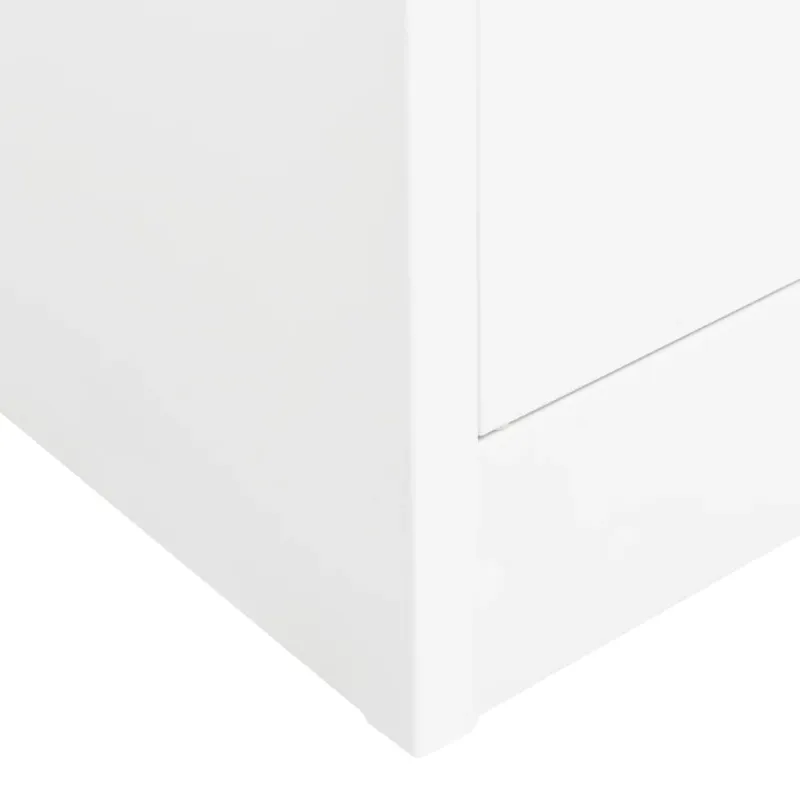 Biuro spintelė, baltos spalvos, 90x40x180cm, plienas