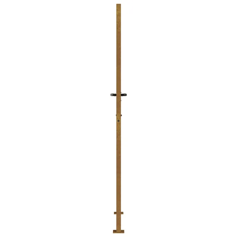 Sodo vartai, 100x175 cm, Corten plienas, žolės raštas