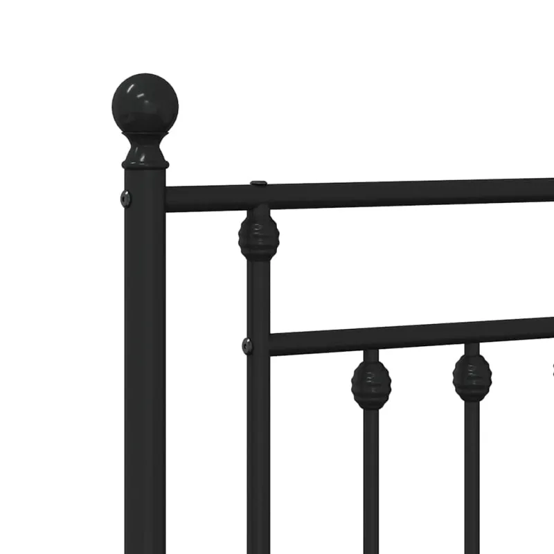 Metalinis pakaitinis galvūgalis, juodos spalvos, 100cm