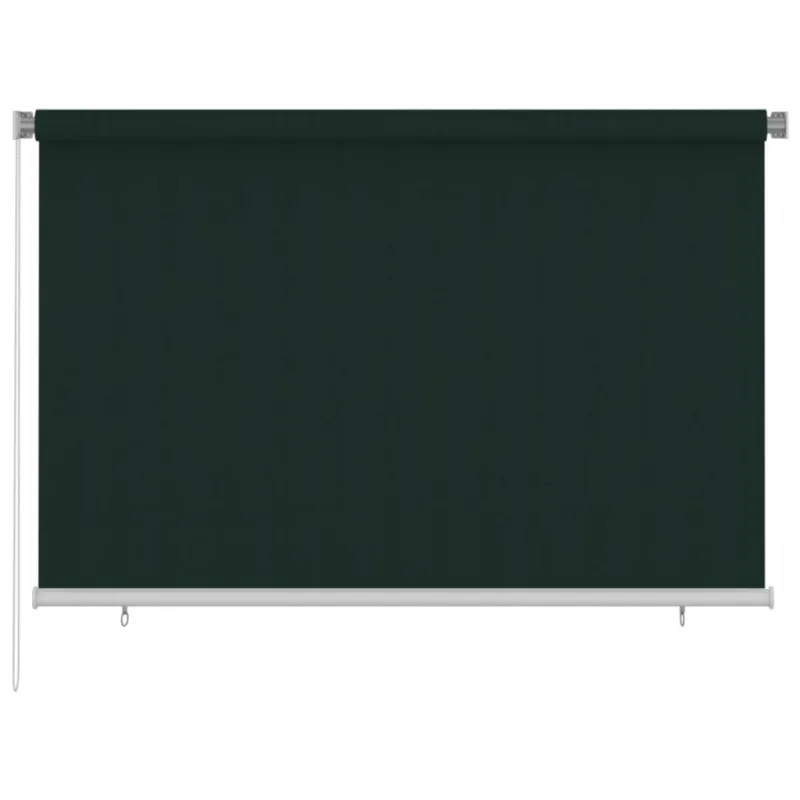 Lauko roletas, tamsiai žalios spalvos, 220x140cm, HDPE
