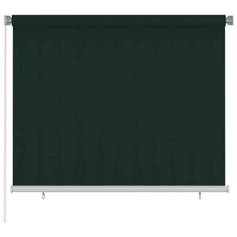 Lauko roletas, tamsiai žalios spalvos, 180x140cm, HDPE