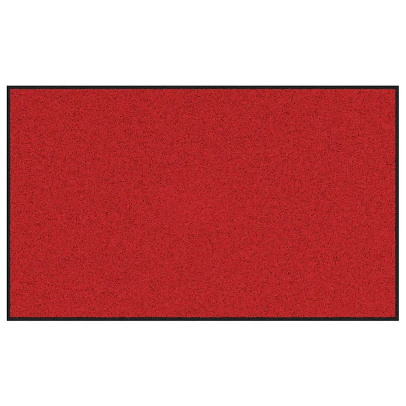 Durų kilimėlis Raudona ir Juoda 90 x 150 cm 100% poliamidas