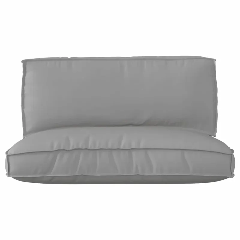 Pallet pagalvių rinkinys 2 pcs Pilka Oksfordo audinys