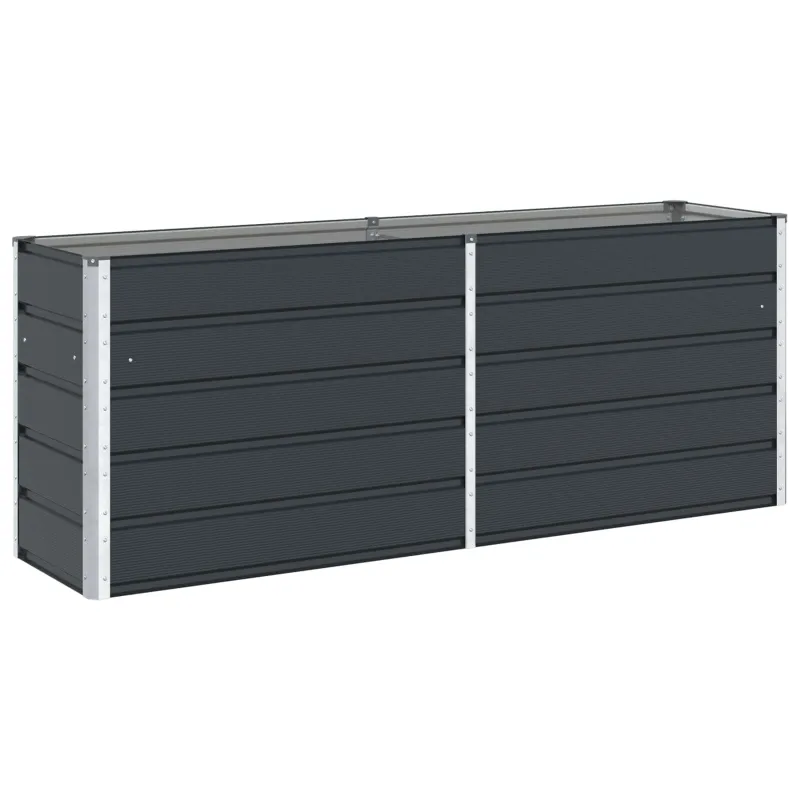 Lovelis Antracitas 195 x 50 x 75 cm Cinkuota plienas