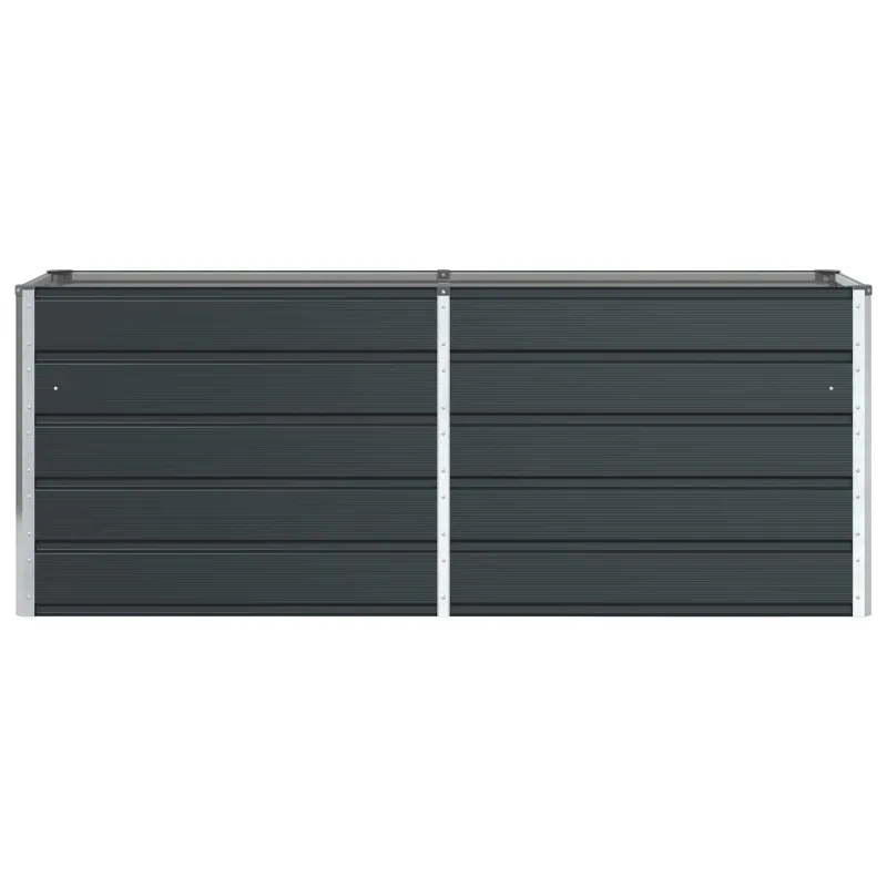 Lovelis Antracitas 195 x 50 x 75 cm Cinkuota plienas