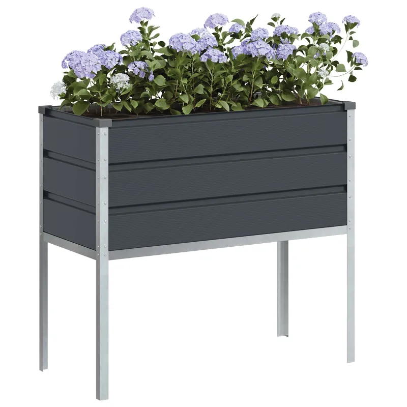 Lovelis Antracitas 100 x 45 x 90 cm Cinkuota plienas
