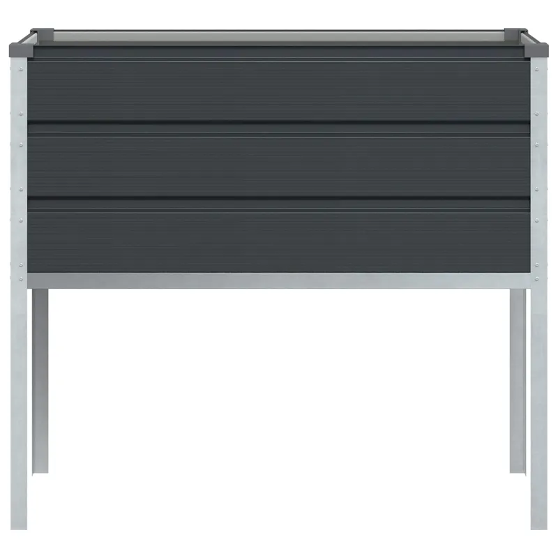 Lovelis Antracitas 100 x 45 x 90 cm Cinkuota plienas