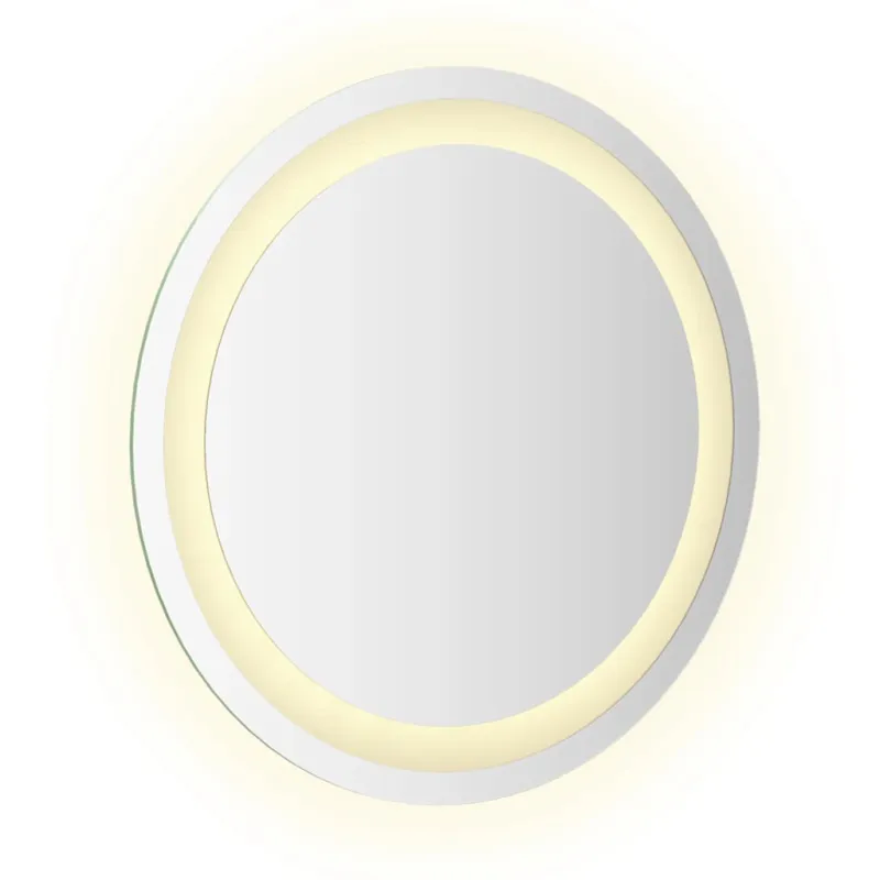Vonios kambario veidrodis su LED, 40cm, apskritas