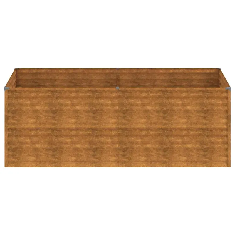 Aukštas sodo lovelis, 196x100x69cm, Corten plienas