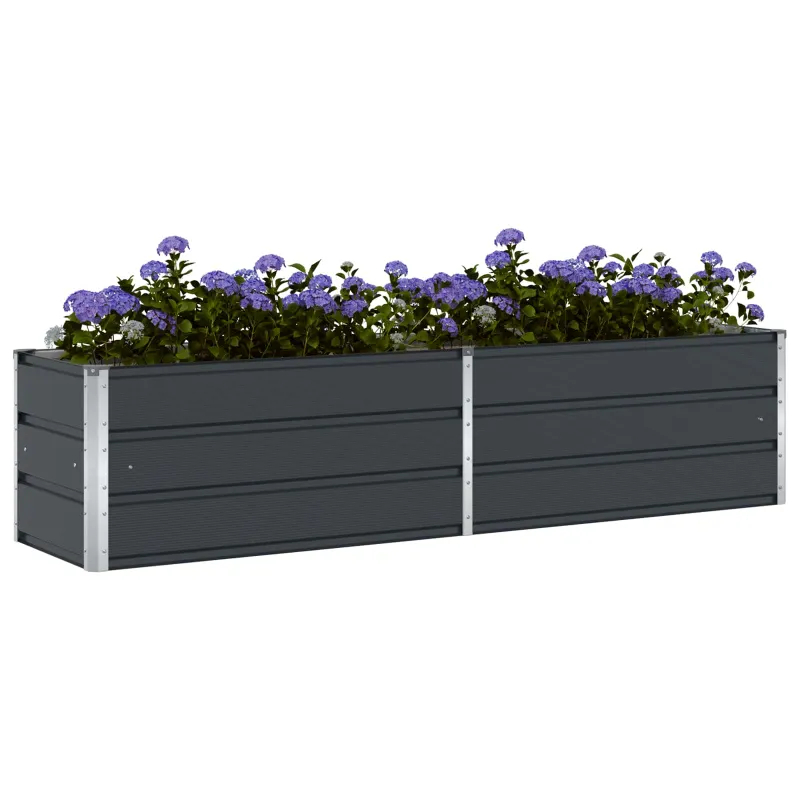 Lovelis Antracitas 195 x 50 x 45 cm Cinkuota plienas