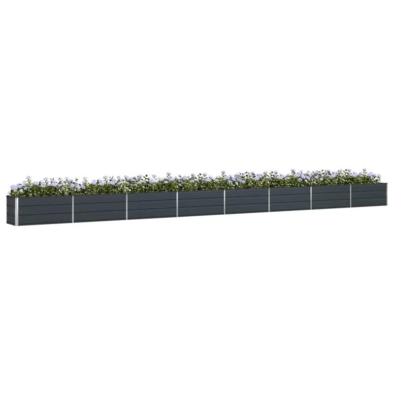 Lovelis Antracitas 770 x 50 x 45 cm Cinkuota plienas