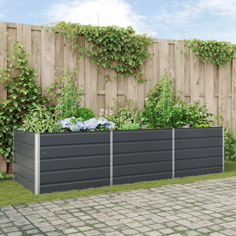 Lovelis Antracitas 290 x 100 x 75 cm Cinkuota plienas
