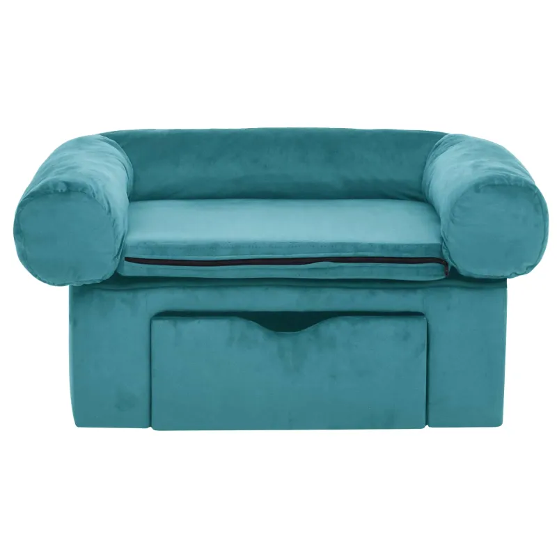 Šuo sofa su saugykla Turkio 75 x 50 x 38cm Pliušas