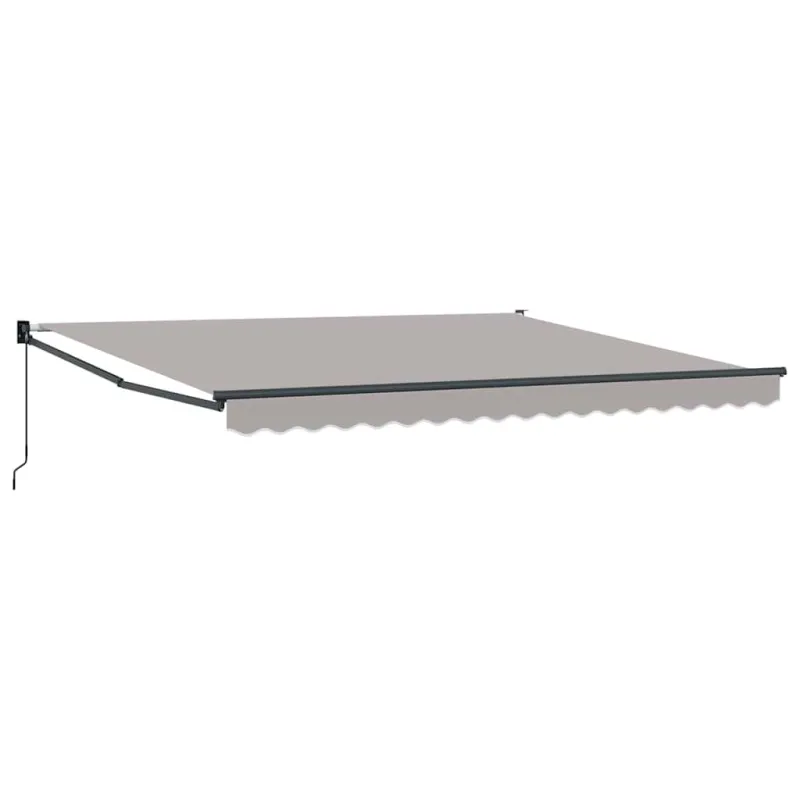 Ištraukiama markizė Šviesiai pilka 400 × 300 cm