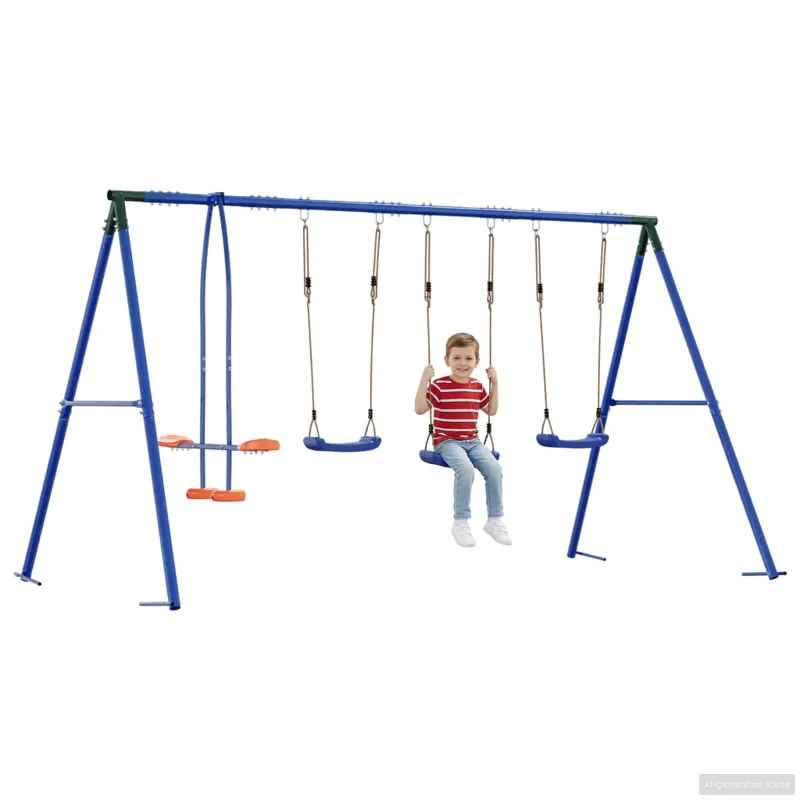Lauko supirčių komplektas Įvairiaspalvis 330 x 185 x 185 cm