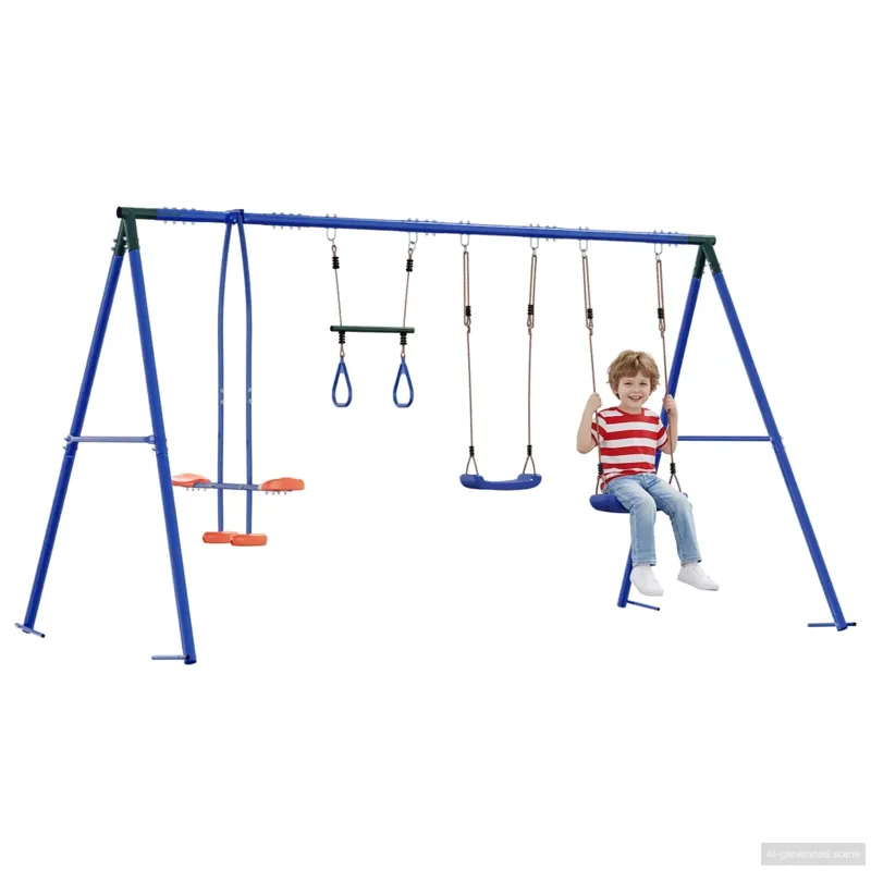 Lauko supirčių komplektas Įvairiaspalvis 330 x 185 x 185 cm
