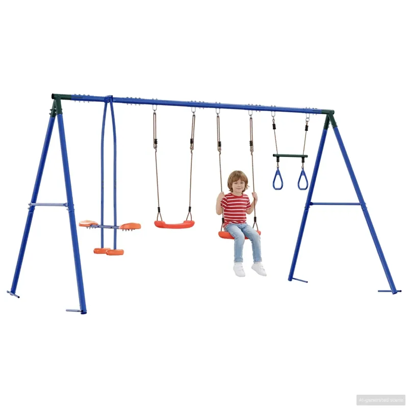 Lauko supirčių komplektas Įvairiaspalvis 330 x 185 x 185 cm