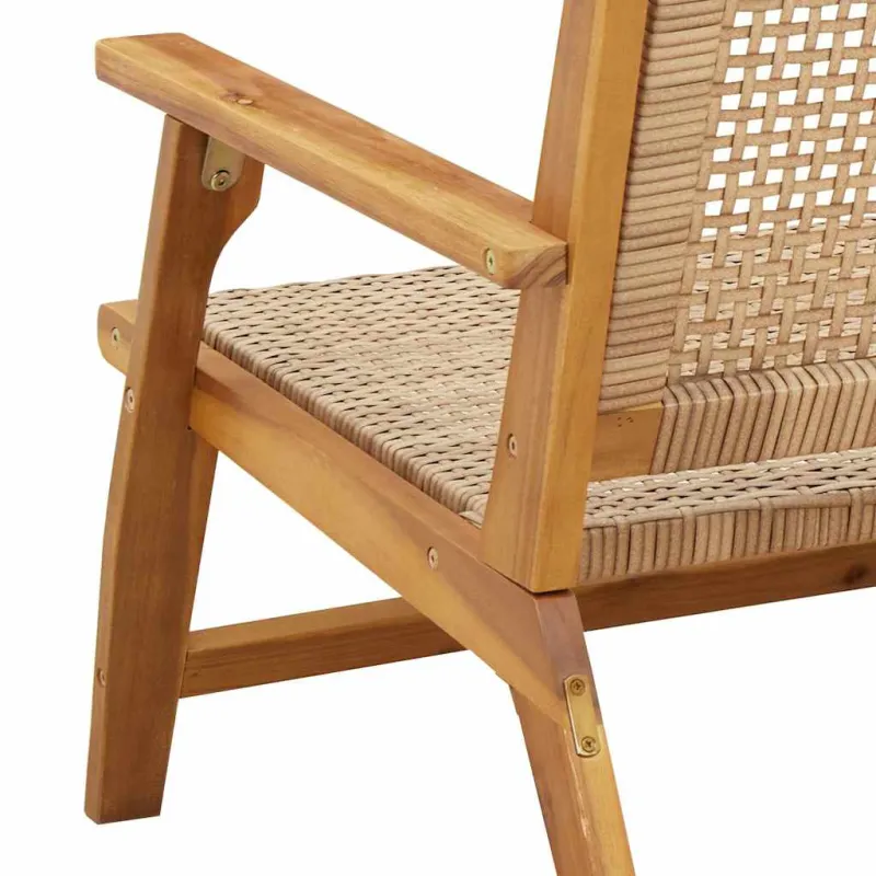 Sodo baldai 2 pcs Smėlio 67 x 78 x 73 cm