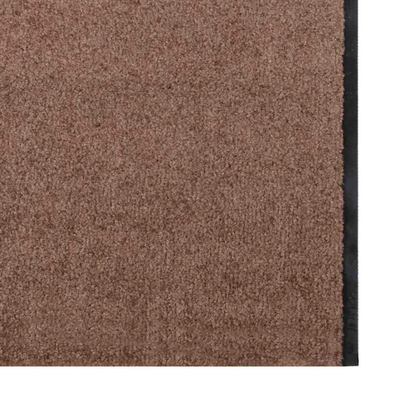 Durų kilimėlis Ruda ir juoda 120 x 400 cm 100% poliamidas