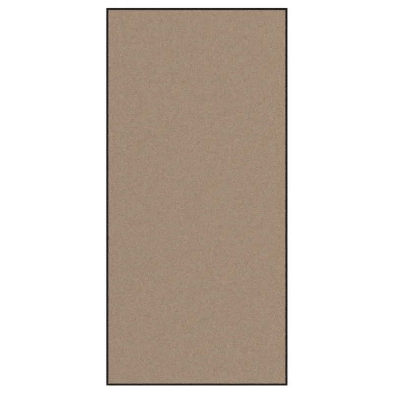 Durų kilimėlis Bežinė ir juoda 120 x 250 cm 100% poliamidas