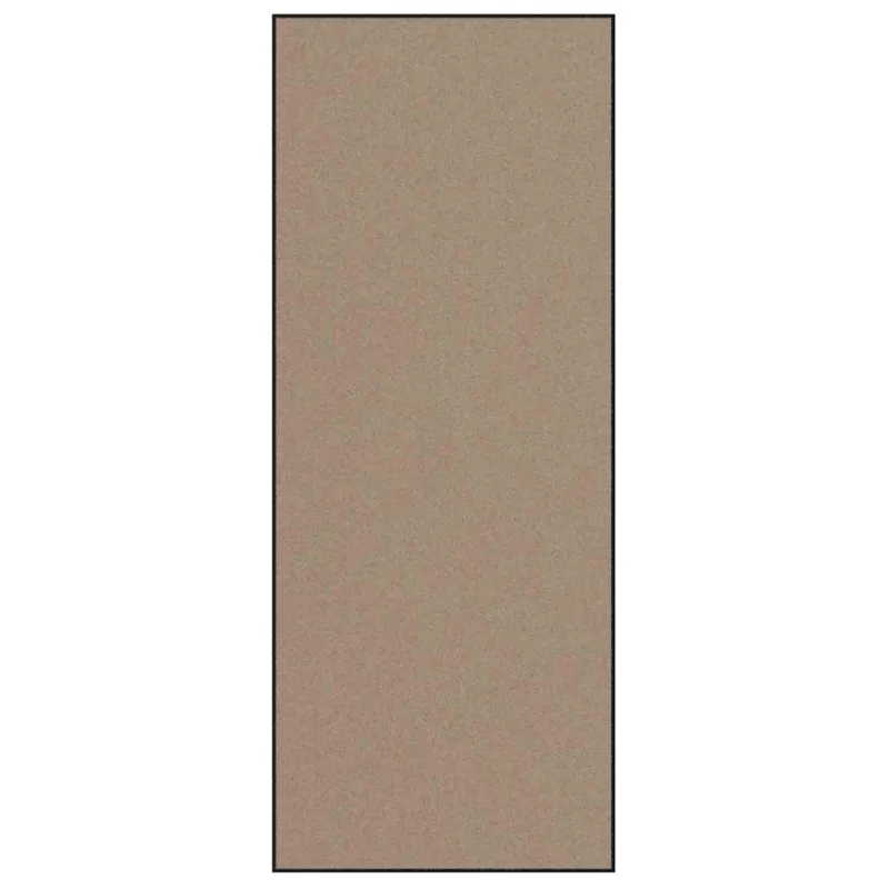 Durų kilimėlis Bežinė ir juoda 120 x 300 cm 100% poliamidas