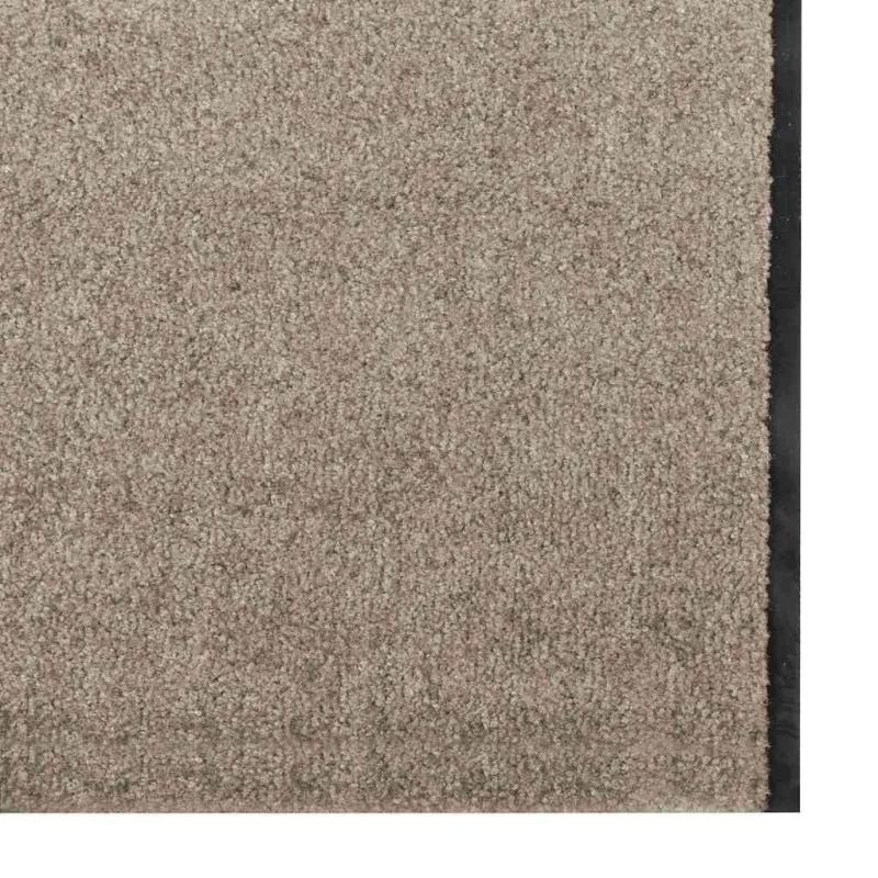 Durų kilimėlis Bežinė ir juoda 120 x 350 cm 100% poliamidas