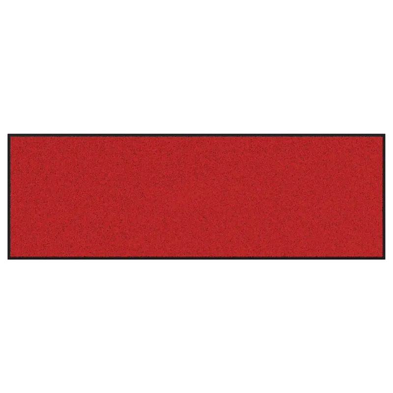 Durų kilimėlis Raudona ir Juoda 60 x 180 cm 100% poliamidas