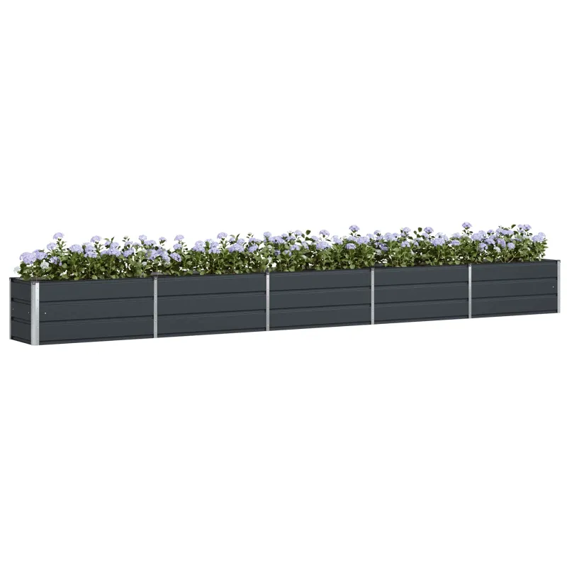 Lovelis Antracitas 480 x 50 x 45 cm Cinkuota plienas